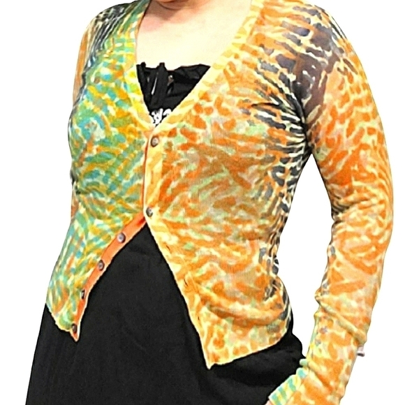 Lucky Brand Crop Long Sleeve Knit Bolero Small - Picture 1 of 6
